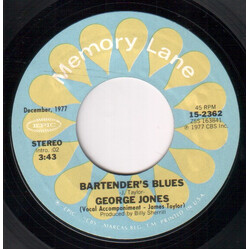 George Jones (2) / George Jones & Tammy Wynette Bartender's Blues / Near You USED VINYL 7INCH 45 RPM