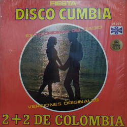 2+2 De Colombia Fiesta Disco Cumbia Vinyl LP USED