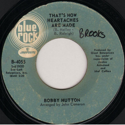 Bobby Hutton That's How Heartaches Are Made / Ooo Baby Vinyl 7" USED