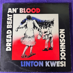 Linton Kwesi Johnson Dread Beat An' Blood Vinyl LP USED