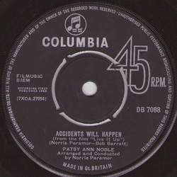 Patsy Ann Noble Accidents Will Happen Vinyl 7" USED