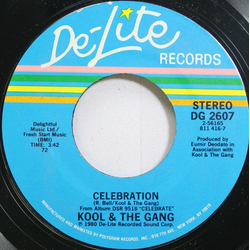 Kool & The Gang Celebration Vinyl 7" USED