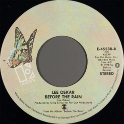 Lee Oskar Before The Rain / Haunted House Vinyl 7" USED