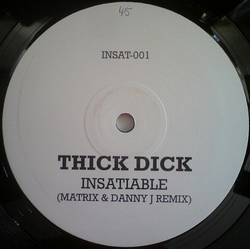 Thick Dick Insatiable (Matrix & Danny J Remix) Vinyl 12" USED