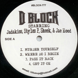 D-Block Murder Yourself Vinyl 12" USED