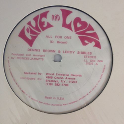 Dennis Brown / Leroy Sibbles / King Everald All For One / Hung Them Vinyl 12" USED