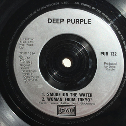 Deep Purple Smoke On The Water / Woman From Tokyo / Child In Time Vinyl 7" USED