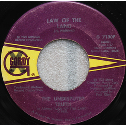 The Undisputed Truth Law Of The Land / Just My Imagination (Running Away With Me) Vinyl 7" USED