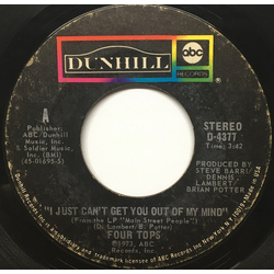 Four Tops I Just Can't Get You Out Of My Mind Vinyl 7" USED