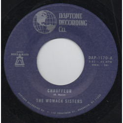 The Womack Sisters Chauffeur Vinyl 7" USED