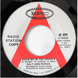 Salt & Pepper (7) Rock Me In The Cradle USED VINYL 7INCH 45 RPM PROMO