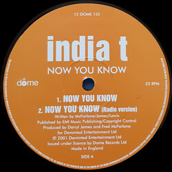 India T Now You Know USED VINYL 12INCH STEREO