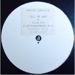 Janice Christie Tell Me Who (Who's Been Sleeping In My Bed) USED VINYL 12INCH WHITE LABEL