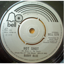 Barry Blue Hot Shot Vinyl 7" USED