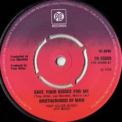 Brotherhood Of Man Save Your Kisses For Me Vinyl 7" USED