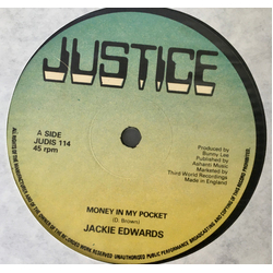 Jackie Edwards Money In My Pocket / Sad News Vinyl 12" USED