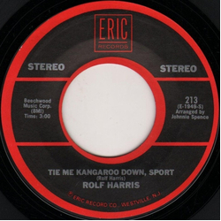 Rolf Harris Tie Me Kangaroo Down, Sport / Two Little Boys Vinyl 7" USED