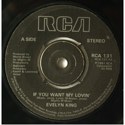 Evelyn King If You Want My Lovin' Vinyl 7" USED