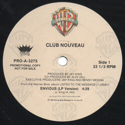 Club Nouveau Envious USED VINYL 12INCH 33 S RPM PROMO
