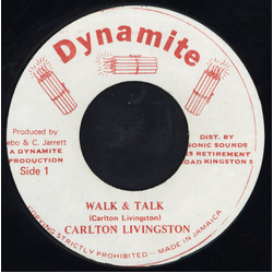 Carlton Livingston Walk & Talk Vinyl 7" USED