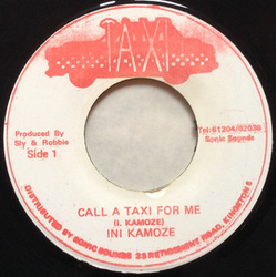 Ini Kamoze Call A Taxi For Me Vinyl 7" USED