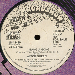 Witch Queen Bang A Gong / Witch Queen Vinyl 12" USED