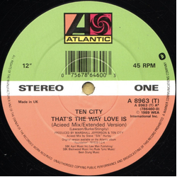 Ten City That's The Way Love Is (Acieed Mix/Extended Version) Vinyl 12" USED