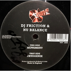 DJ Friction & Nu Balance Cryogenix / Movement Vinyl 12" USED