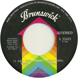 Jackie Wilson (I Can Feel Those Vibrations) This Love Is Real / Love Uprising Vinyl 7" USED