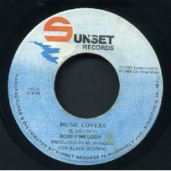 Bobby Melody Music Lovers Vinyl 7" USED