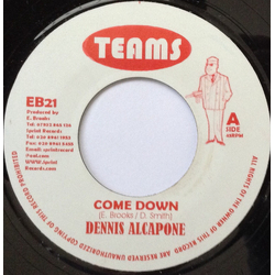 Dennis Alcapone Come Down Vinyl 7" USED