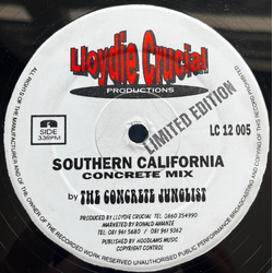 The Concrete Junglist Southern California Vinyl 12" USED
