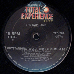 The Gap Band Outstanding Vinyl 12" USED