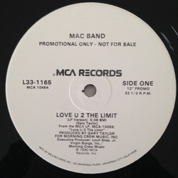 Mac Band Featuring The McCampbell Brothers Love U 2 The Limit Vinyl 12" USED