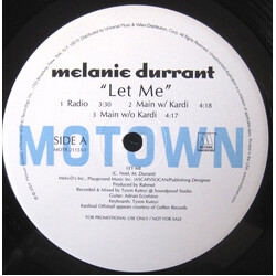 Melanie Durrant Let Me USED VINYL 12INCH PROMO