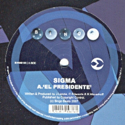 Sigma (8) El Presidente / All Blue Vinyl 12" USED
