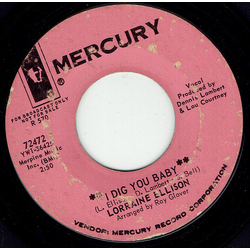 Lorraine Ellison I Dig You Baby / Don't Let It Go To Your Head Vinyl 7" USED