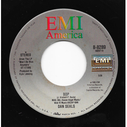 Dan Seals Bop / In San Antone Vinyl 7" USED