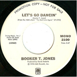 Booker T. Jones Let's Go Dancin' Vinyl 7" USED