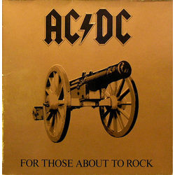 AC/DC For Those About To Rock We Salute You Vinyl LP USED