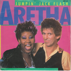 Aretha Franklin Jumpin' Jack Flash Vinyl 7" USED