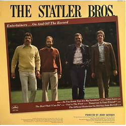 The Statler Brothers Entertainers...On And Off The Record Vinyl LP USED