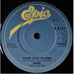Sade Your Love Is King Vinyl 7" USED