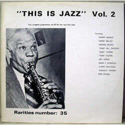 Sidney Bechet This Is Jazz Vol. 2 Vinyl LP USED