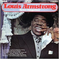Louis Armstrong Never Forgotten Vinyl LP USED