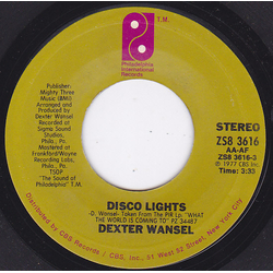 Dexter Wansel Disco Lights Vinyl 7" USED