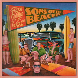 Flash Cadillac & The Continental Kids Sons Of The Beaches Vinyl LP USED