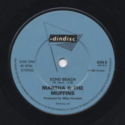 Martha And The Muffins Echo Beach Vinyl 7" USED