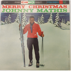 Johnny Mathis Merry Christmas Vinyl LP USED