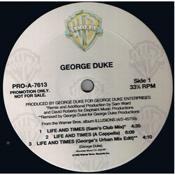 George Duke Life And Times Vinyl 12" USED